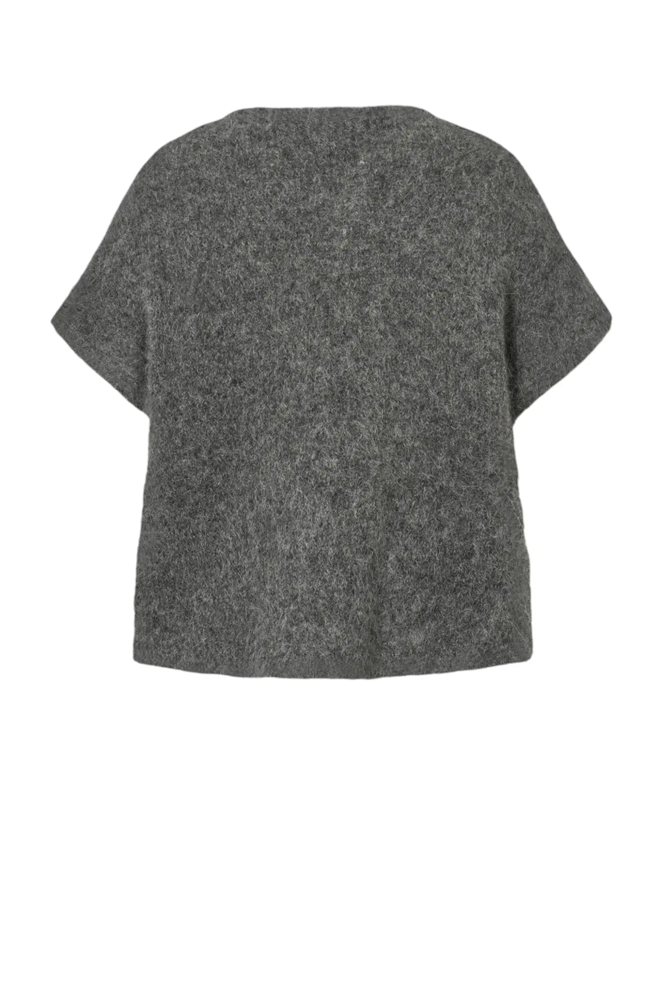 Yana Knit Vest - Dark Rock