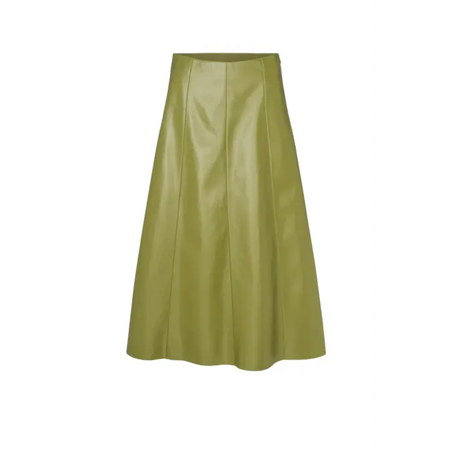 Aledra Vegan Skirt Long - Moss