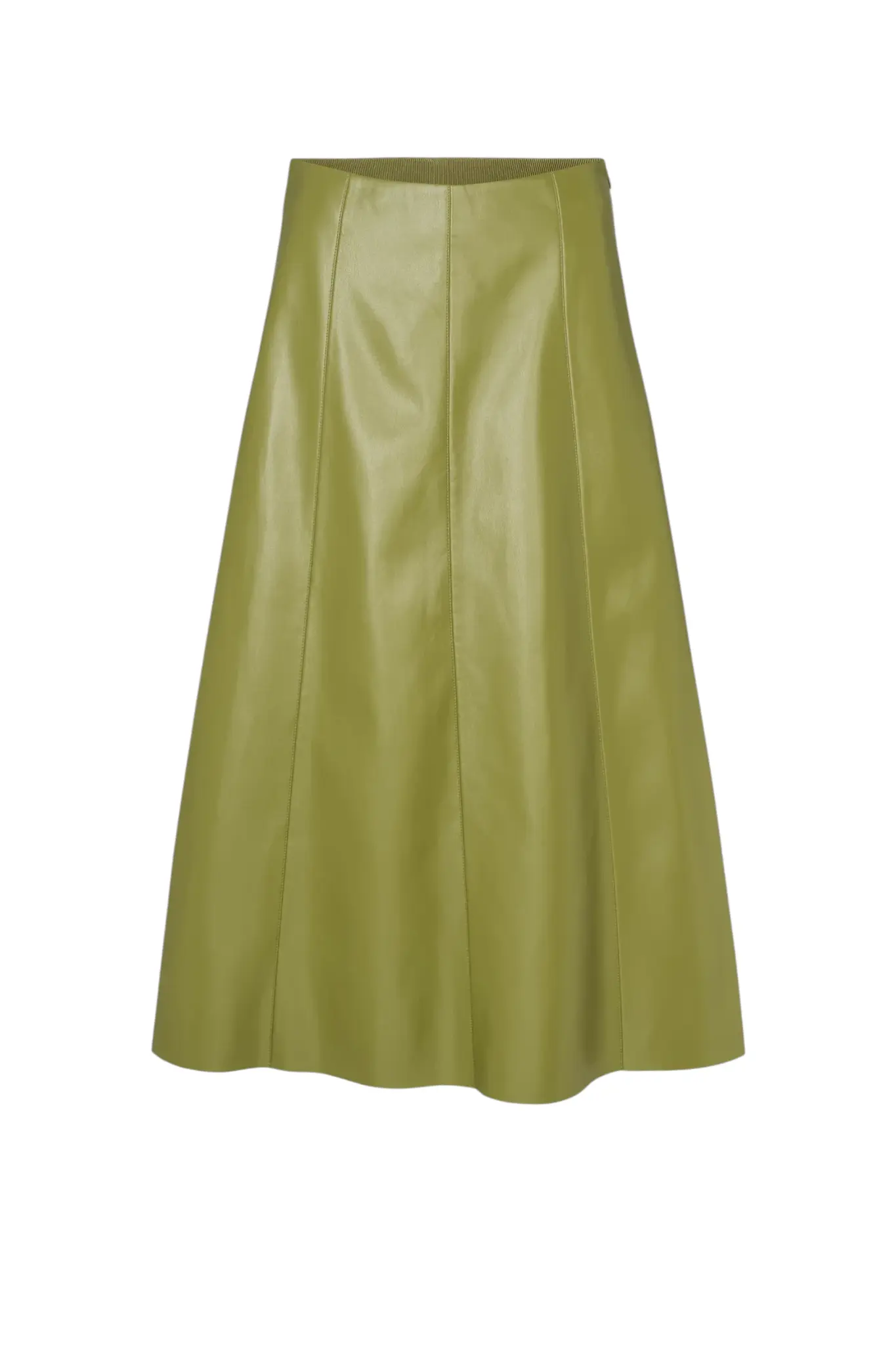 Aledra Vegan Skirt Long - Moss