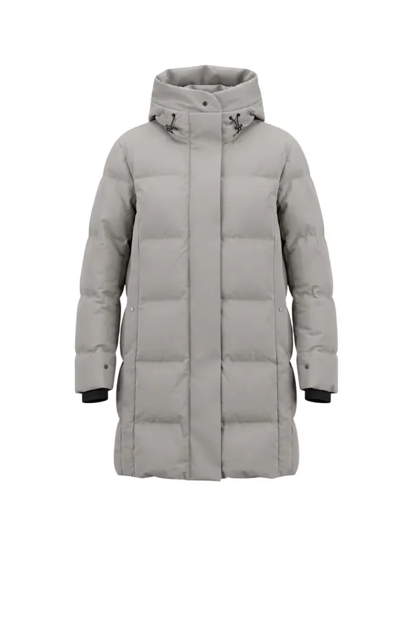 Cassini Quilted Parka - Mineral Clay