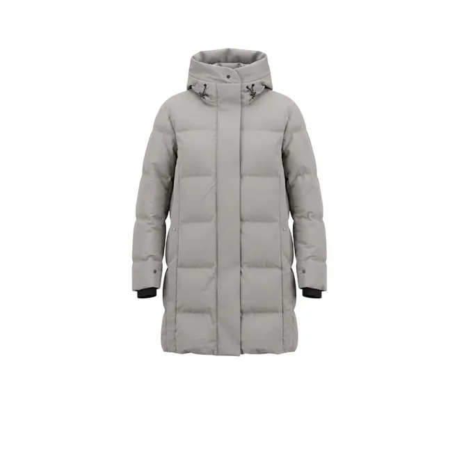 Cassini Quilted Parka - Mineral Clay