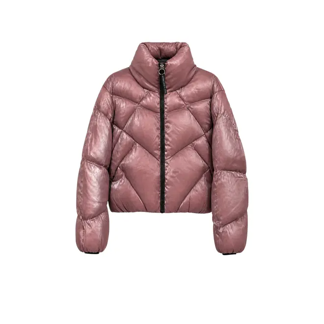 Nebula Short Puffer Jacket - Mauve Dusk