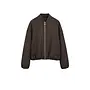 Athi Woolblend Bomber - Dark Brown