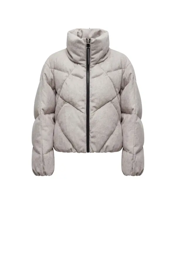 Nebula Short Puffer Jacket - Off White