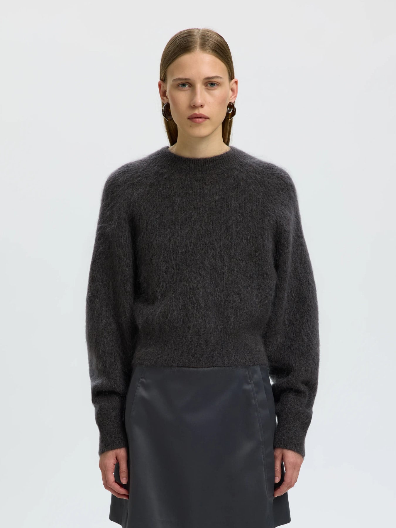 Mira Knit Short Noos - Asphalt