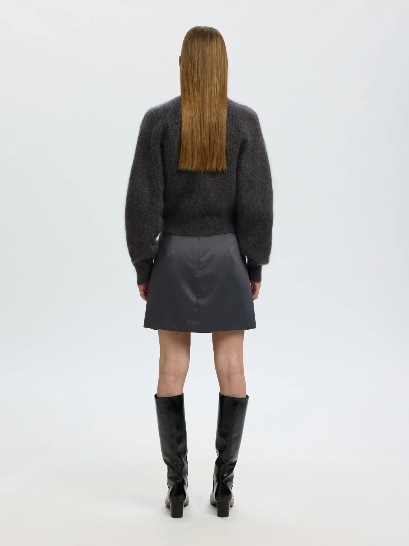 Mira Knit Short Noos - Asphalt