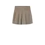 Short Houndstooth Skirt - Taupe
