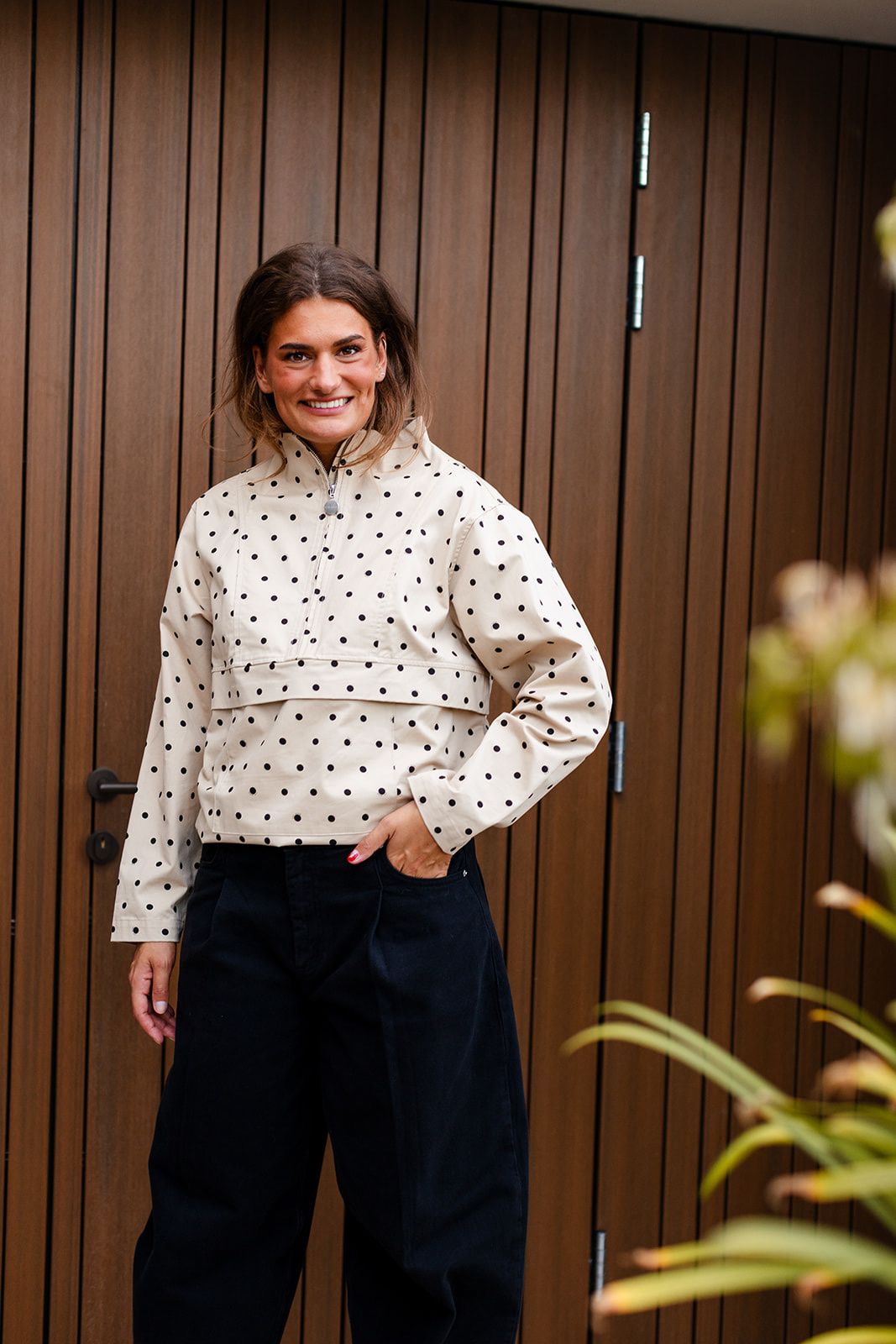 Dottie Jacket - Angore With Black