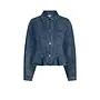 Rivora Denim Peplum Jacket - Blue