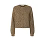 Kat Ls Knit Short Cardigan - Travertine Delicioso