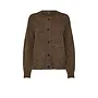 Lulu Ls Knit Cardigan Noos - Melange