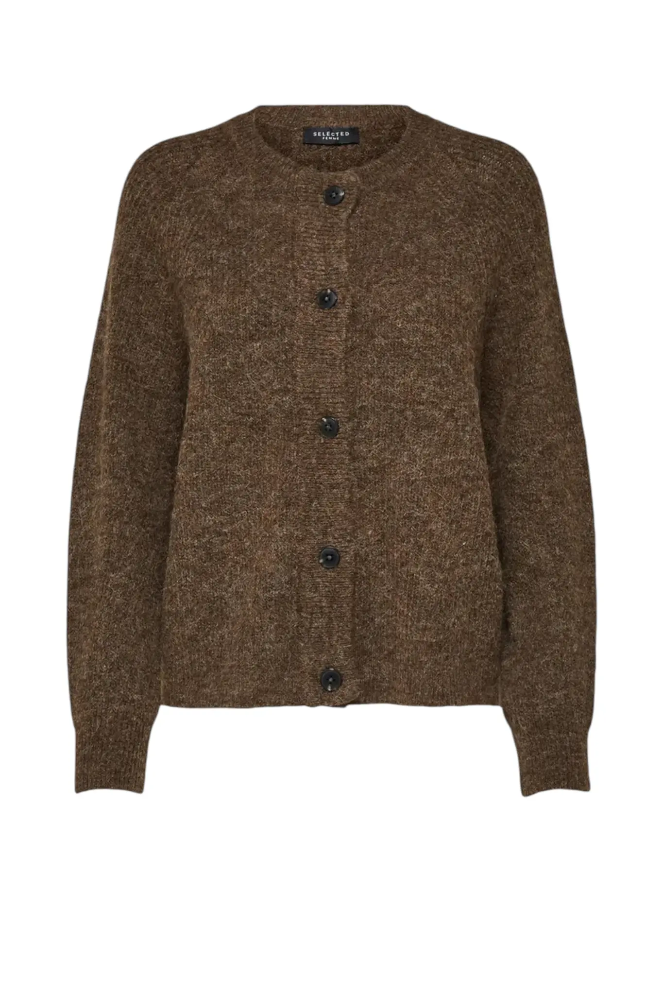 Lulu Ls Knit Cardigan Noos - Melange
