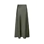 Vicky Heavy Sateen Skirt - Deep Green