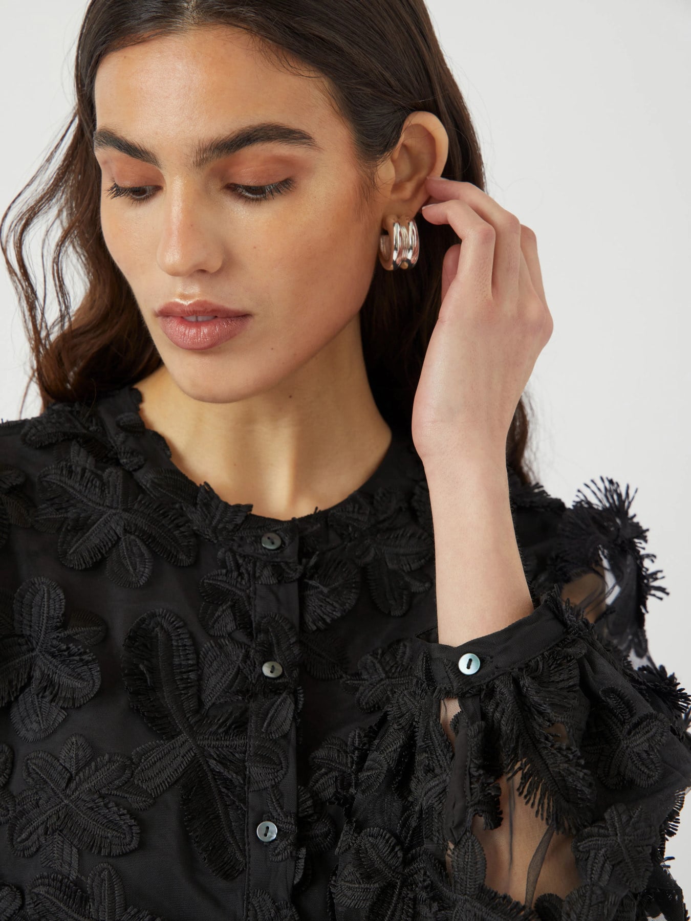 Karly Ls Shirt Noos - Black