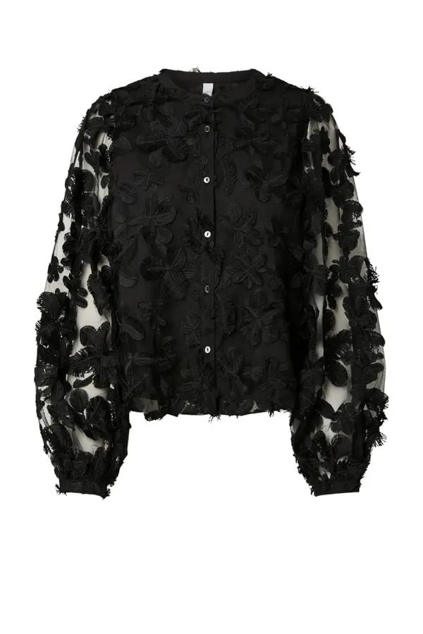 Karly Ls Shirt Noos - Black