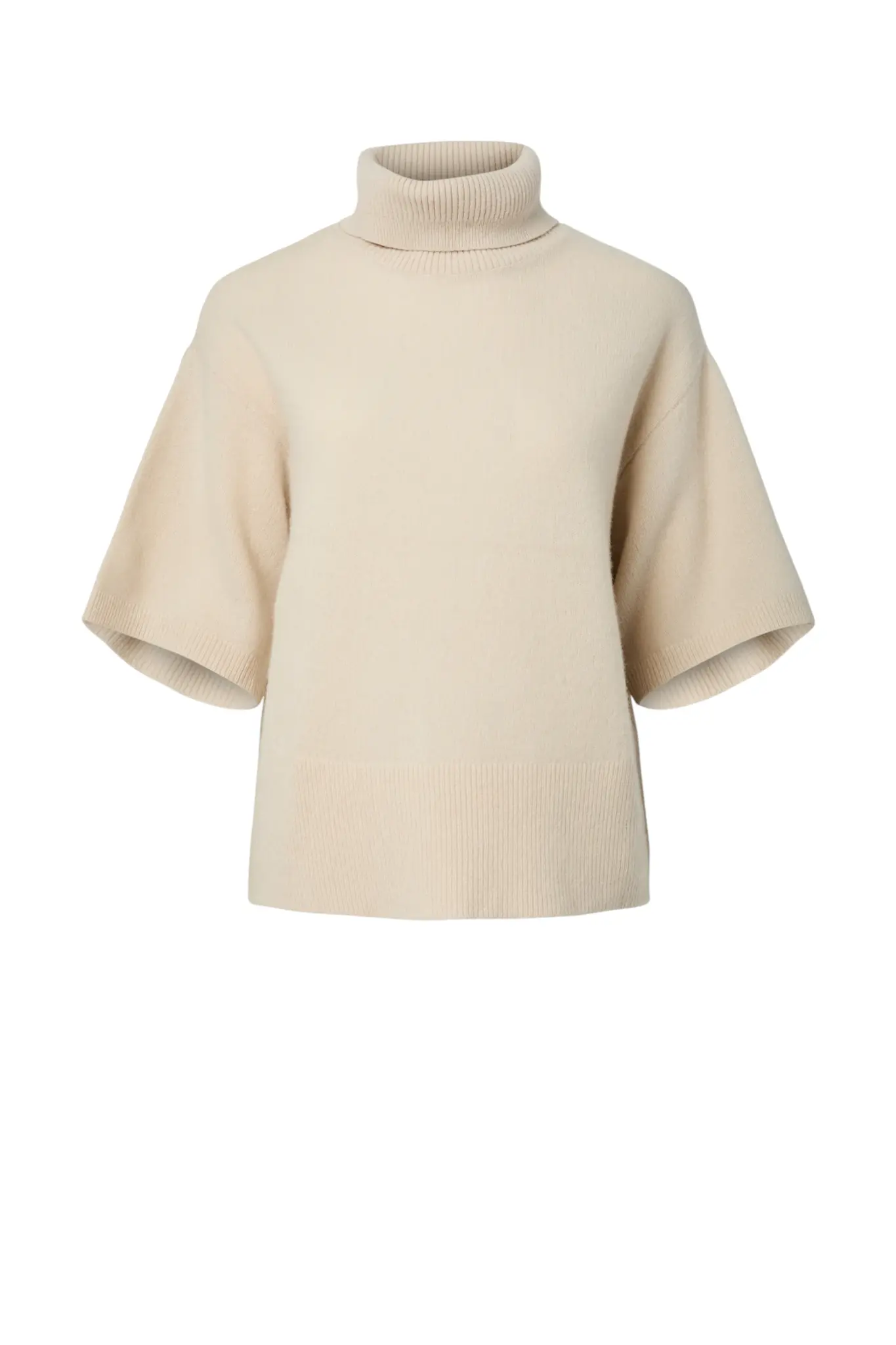 Emilia 2/4 Wool Knit Pullover S Noos - Sandshell
