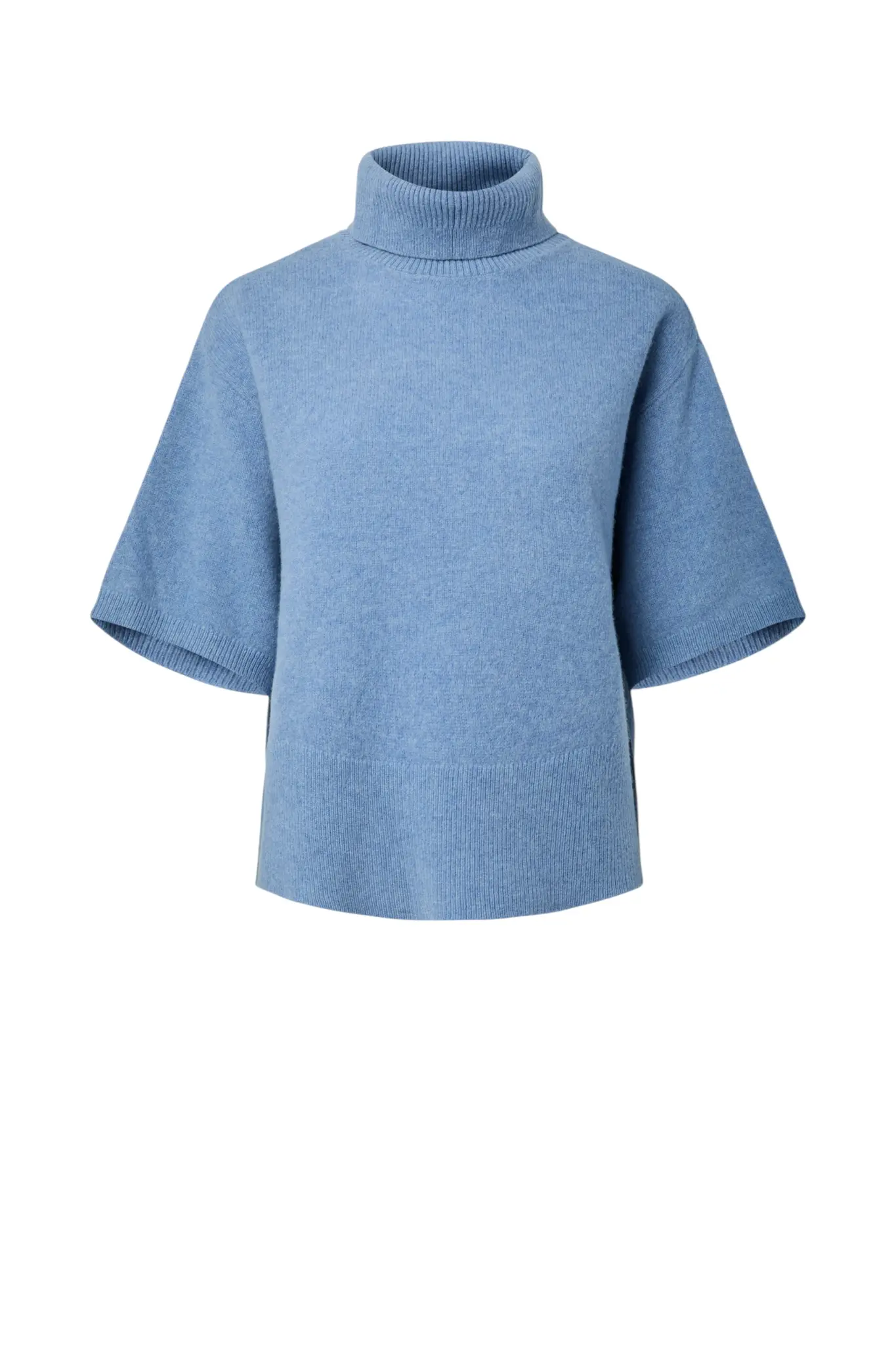 Emilia 2/4 Wool Knit Pullover S Noos - Windward Blue