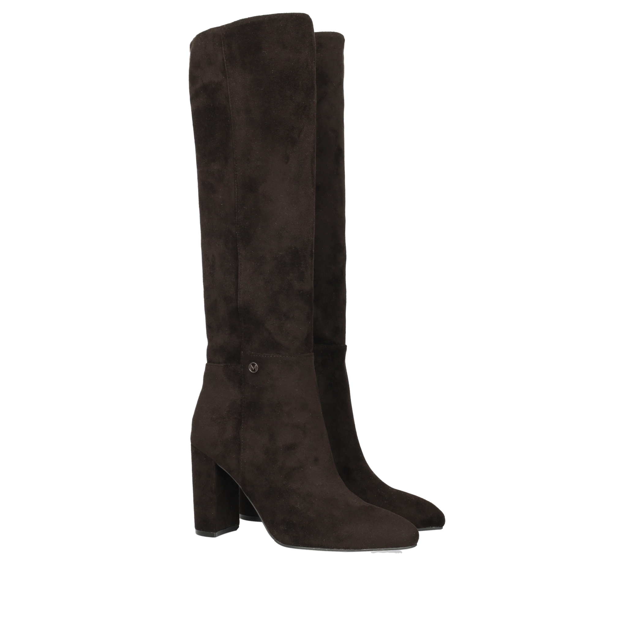 Krystal INDY Heeled High Boot - Dark Brown