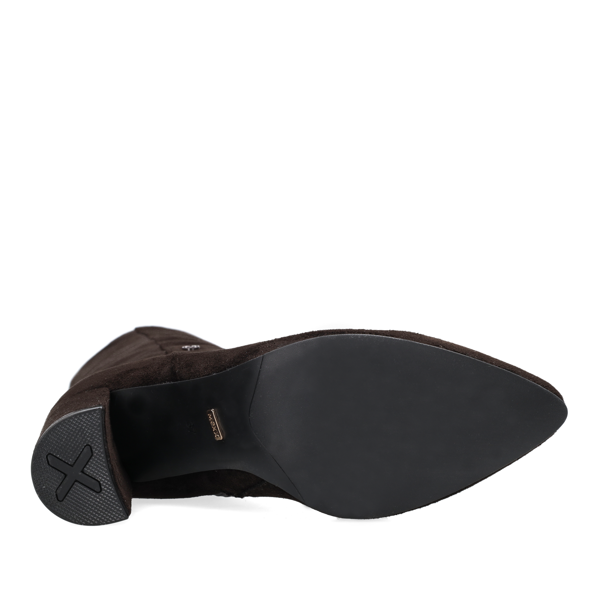 Krystal INDY Heeled High Boot - Dark Brown