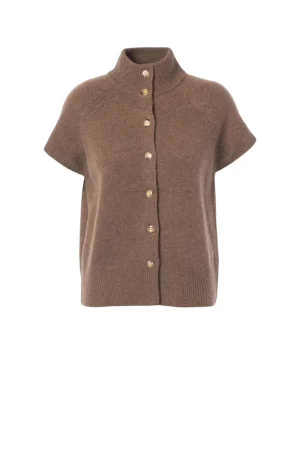 Rose Ellen Cardigan - Camel Brown