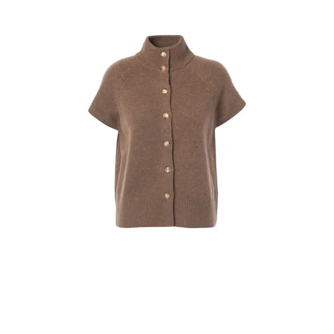 Rose Ellen Cardigan - Camel Brown