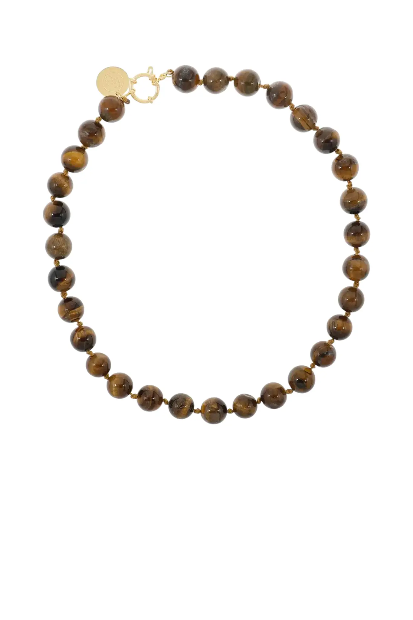 Gemstone Ketting - Bruin-Melee