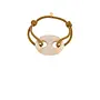 Armband XL Opengewerkte Bedel - Oker