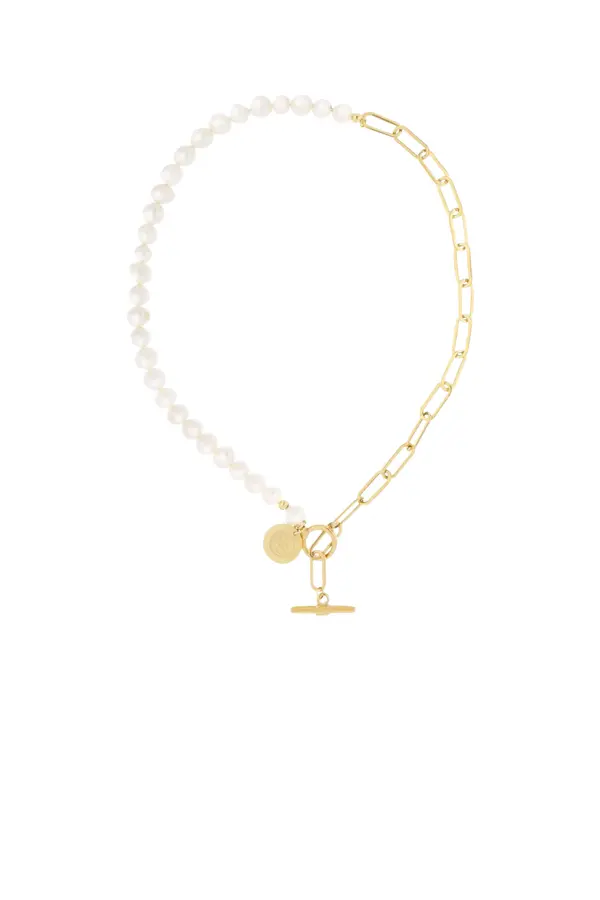 Parelketting met Ovale Schakel
