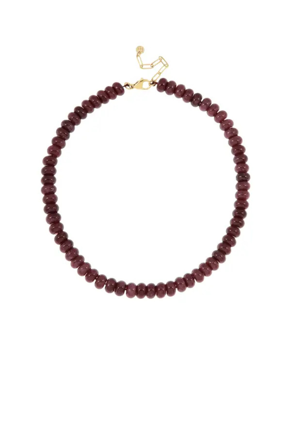 Gemstone Ketting - Aubergine