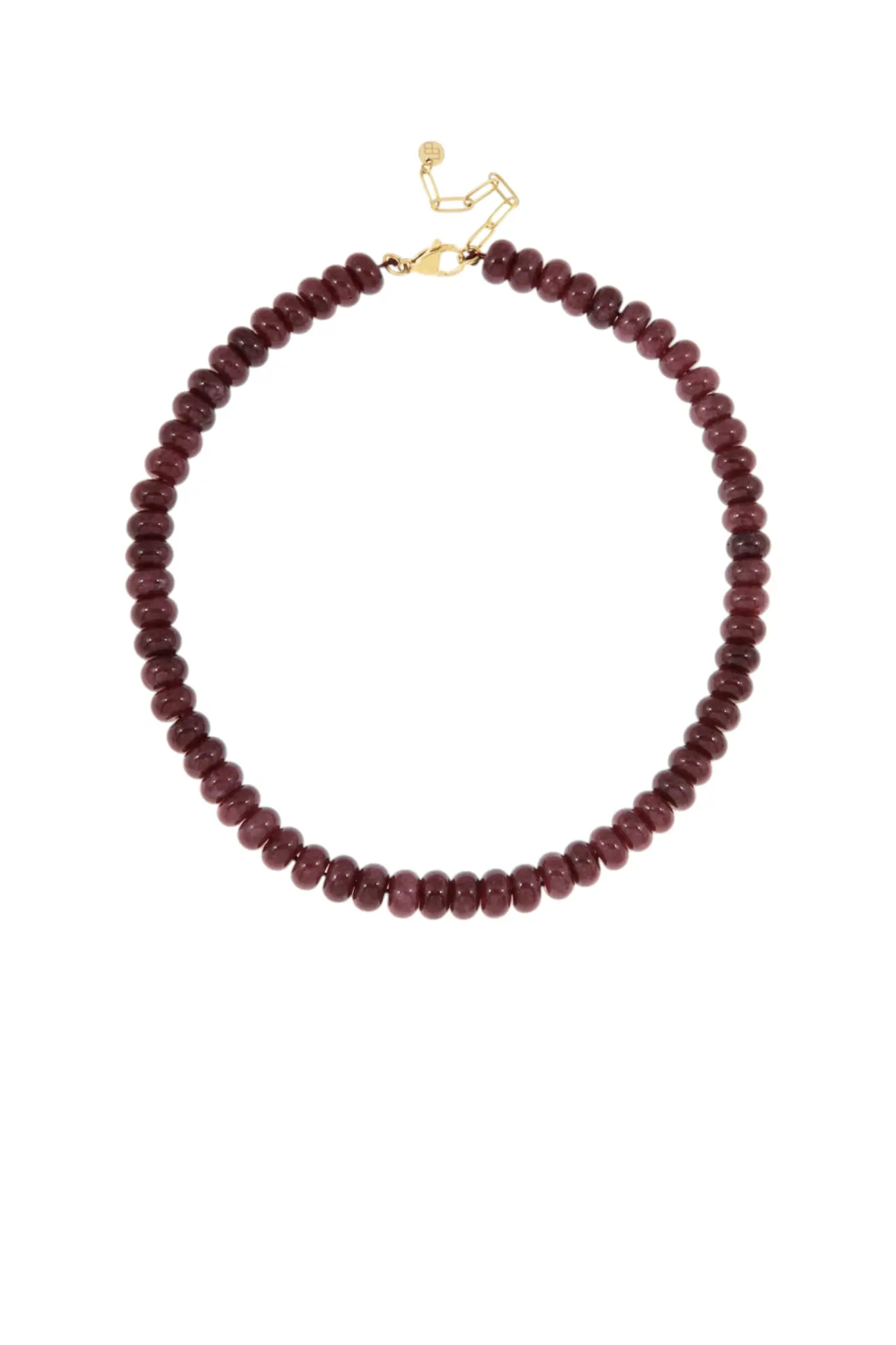 Gemstone Ketting - Aubergine
