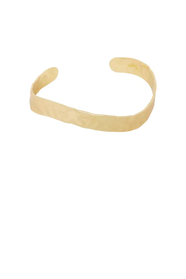 Gehamerde Organic Bangle - Goud