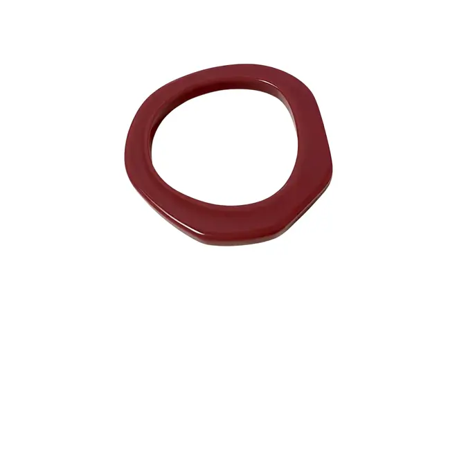 Organic Bangle Gelakte Hars - Bordeaux