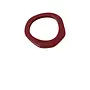 Organic Bangle Gelakte Hars - Bordeaux