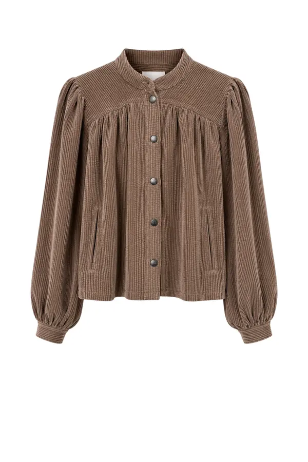 Daisy Cord Shirt - Walnut