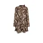 Mia Vintage Flower Dress - Black Sand