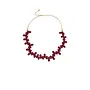 Drops Ketting - Aubergine