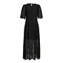 Leti Lace Maxi Dress - Black