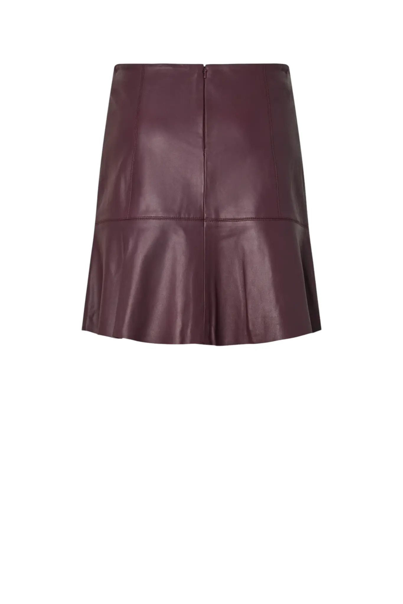 Colly Mw Naplon Leather Skirt Noos - Fig