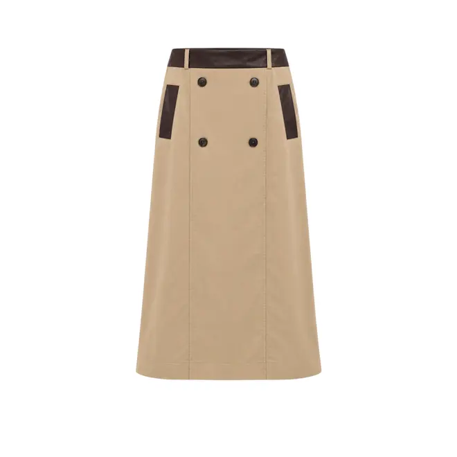 Susan Rok -  Beige+Contrast Brown