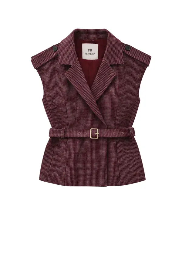 Gimona Gilet - Pink/Cherry