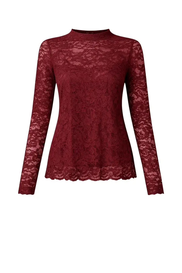 Talina Top - Dark Cherry
