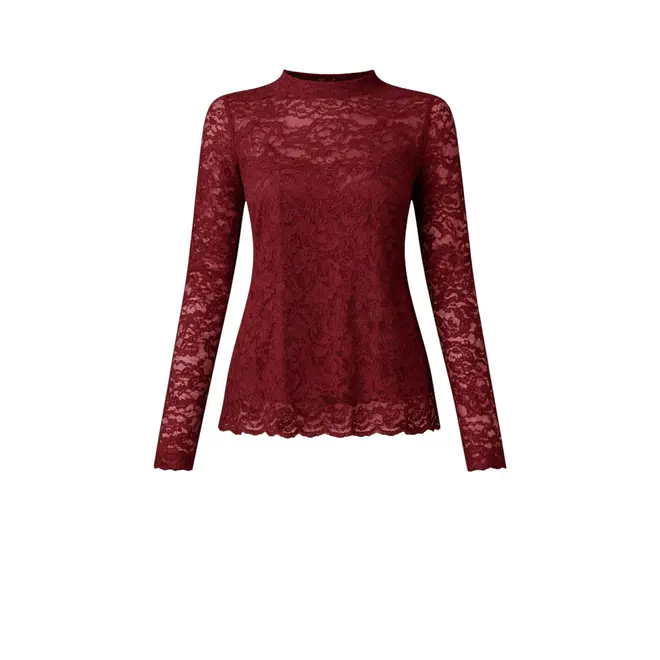 Talina Top - Dark Cherry