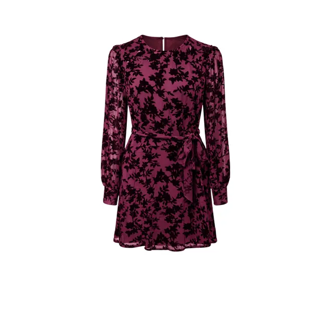 Dimphey Dress - Dark Cherry