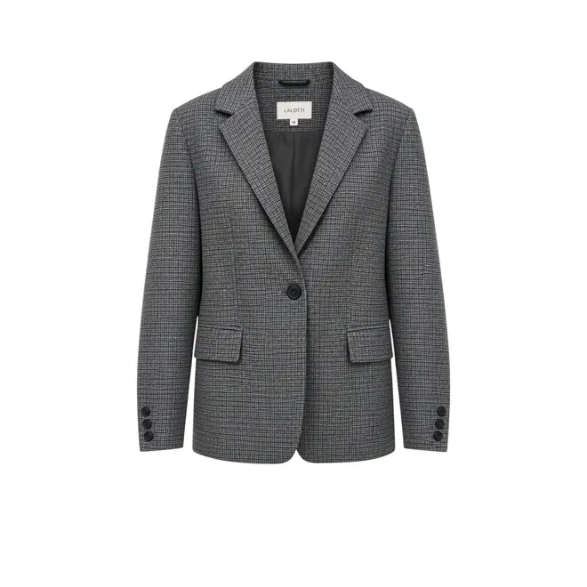 Cilia Blazer - Grey Checks