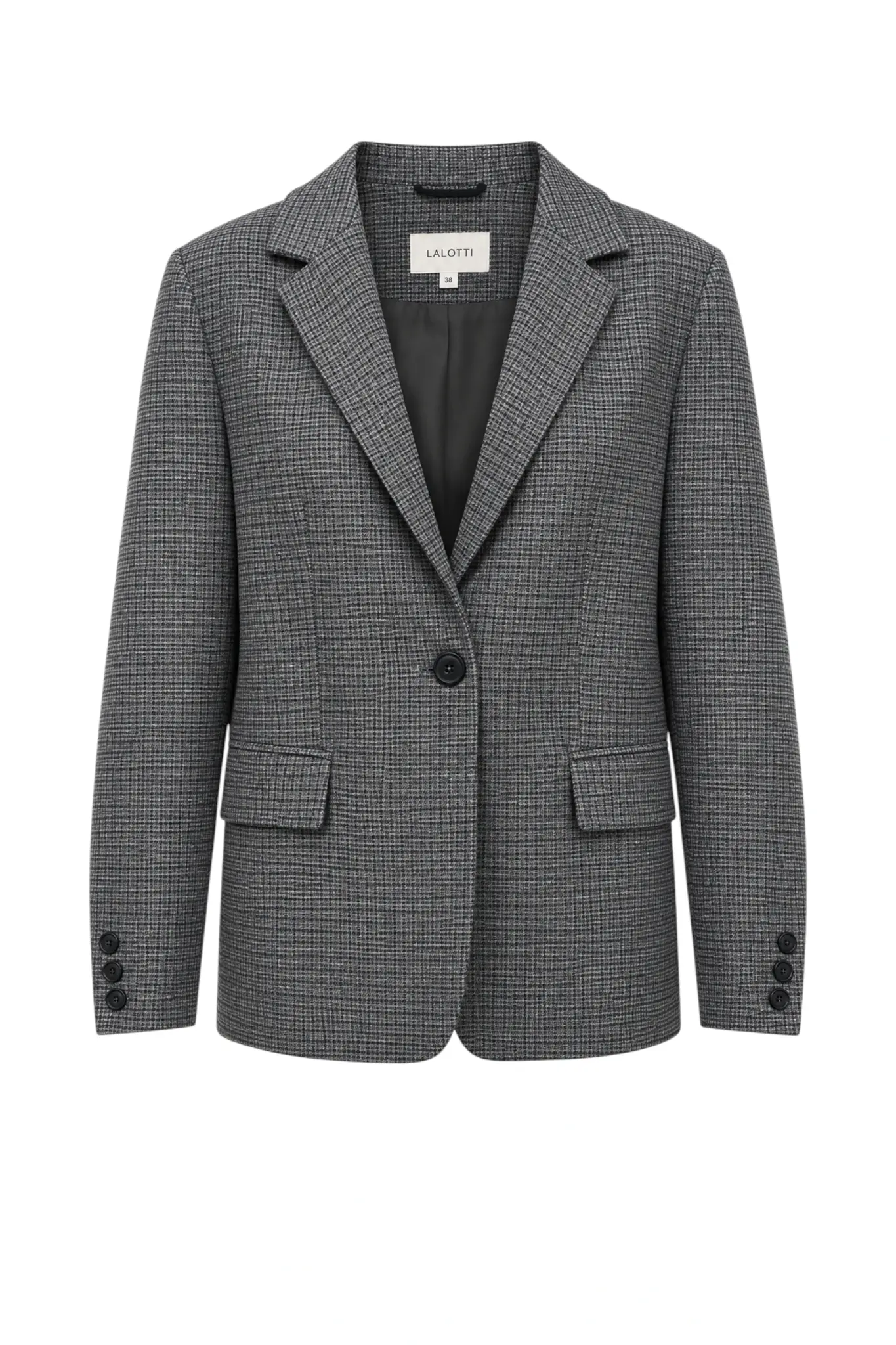 Cilia Blazer - Grey Checks