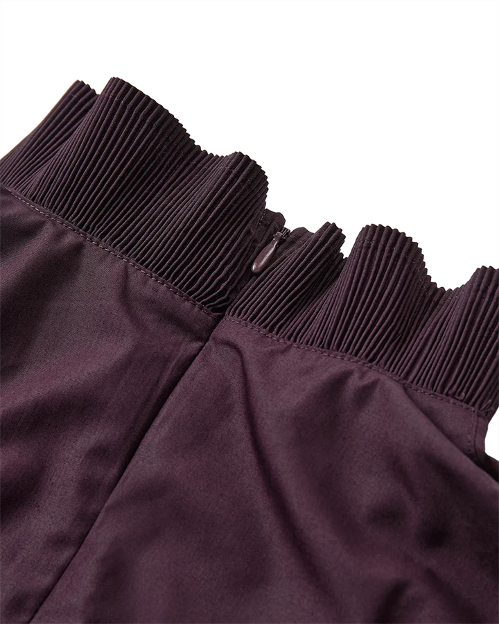 Pleat Blouse - Plum Perfect