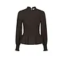Possa Big Check Blouse - Brown Check