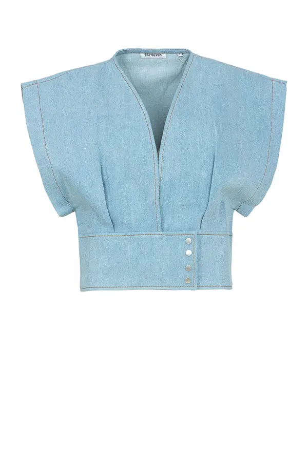 Pfeiffer Top Denim - Vintage Blue