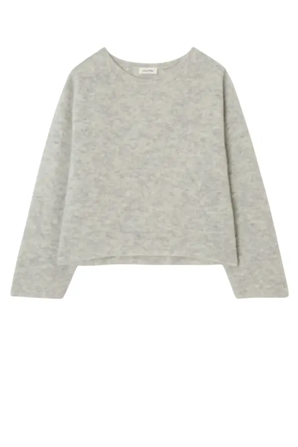 Vitow Pull - Light Grey Melange