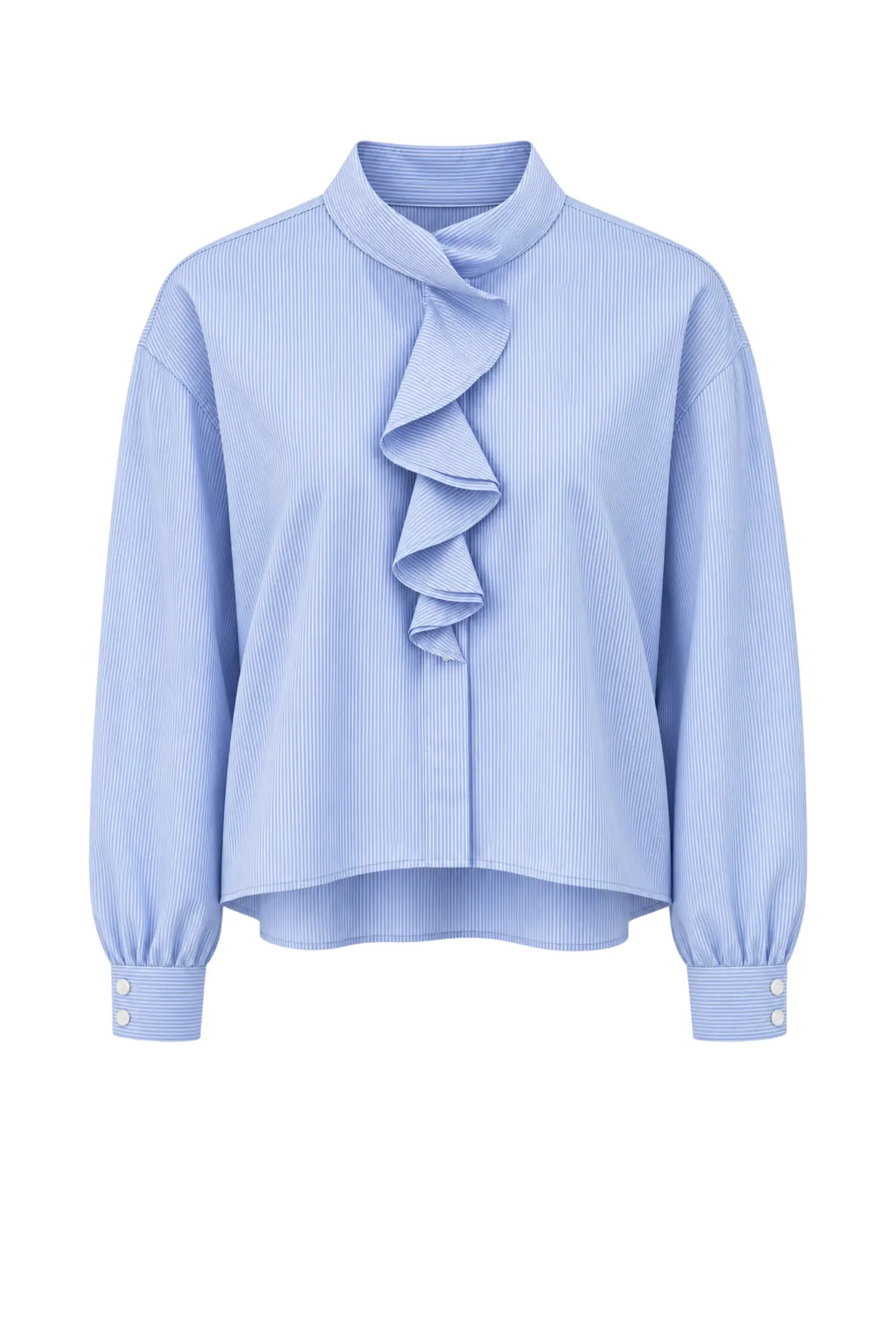 Rafaela Blouse - Light Blue Striped